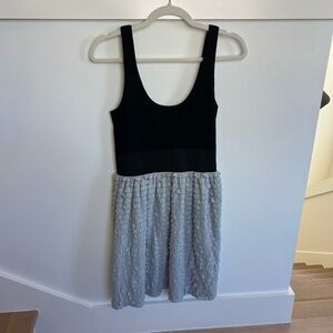 Tea/f Dress Sleeveless Black Top Elastic Waist Ruffle Skirt Y2K 00s Fashion